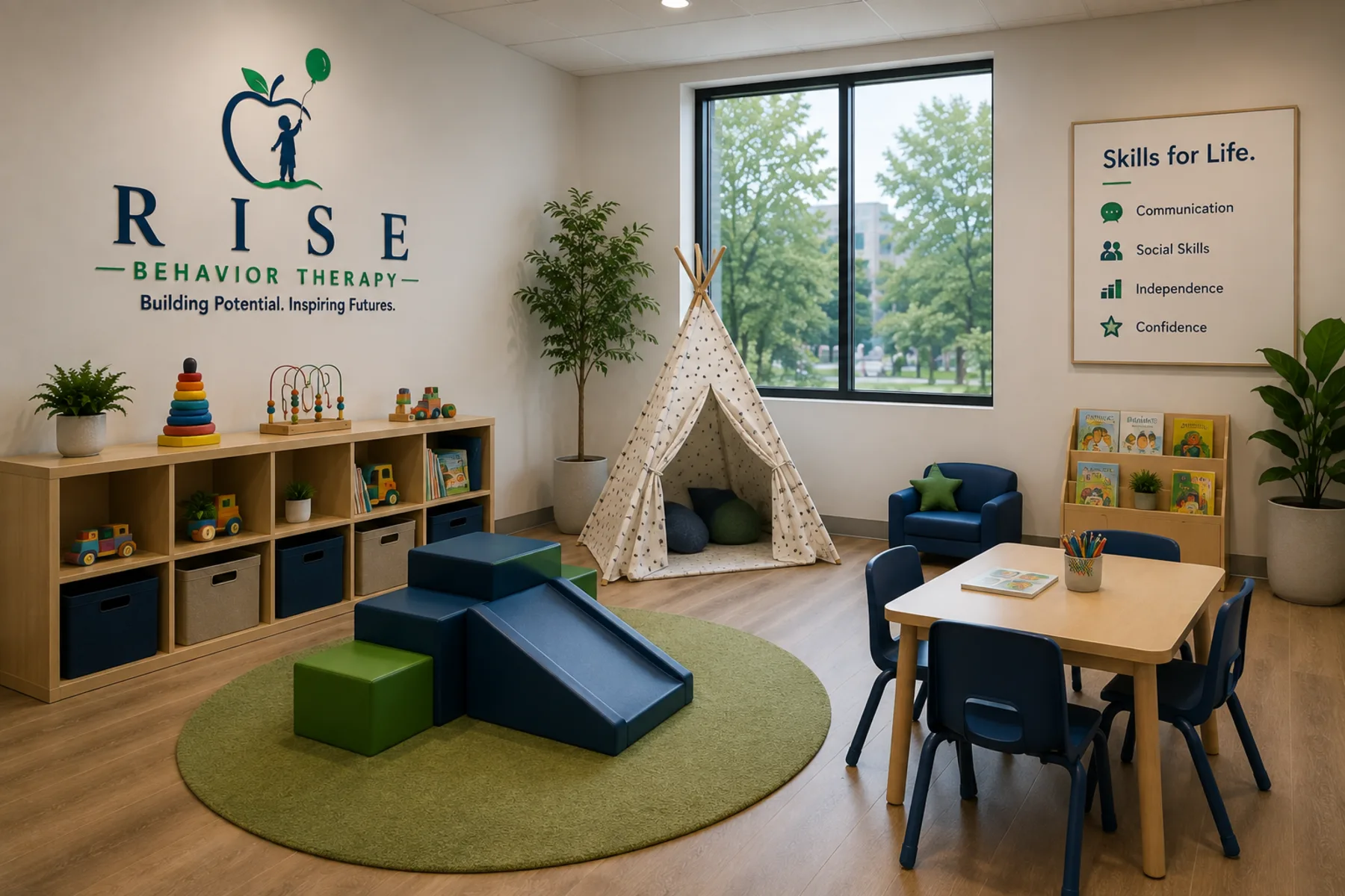 Individual therapy room